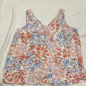 Maurices Multicolor Floral Tank Top XL